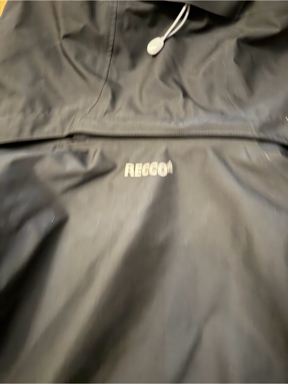 Patagonia Women’s Black Waterproof Hooded ski belt, Jacket Recco - size medium - Picture 5 of 6